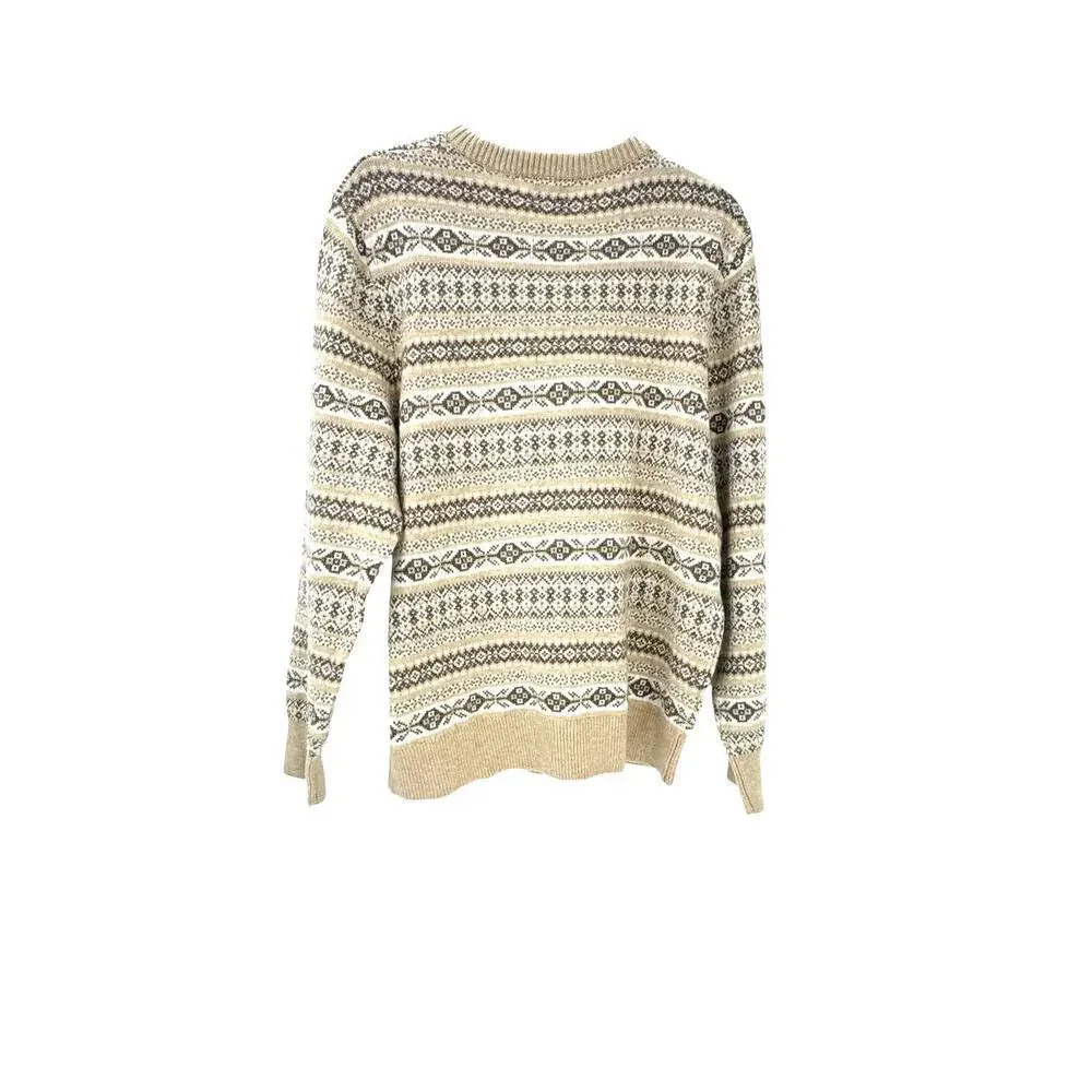 J. Crew Super Soft Lambswool-Blend Fair Isle Crewneck Sweater Size Medium NWT